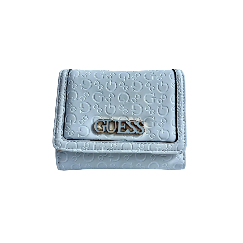 Cartera guess Blanco con relieve